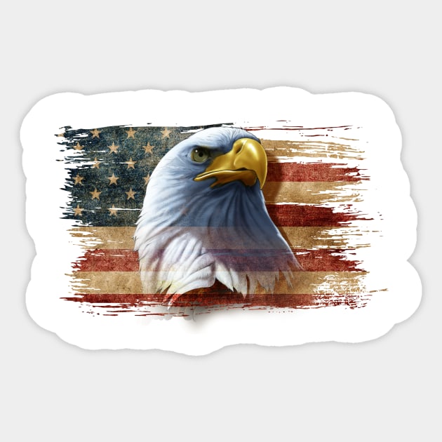 American Eagle Sticker by ZodiaCult